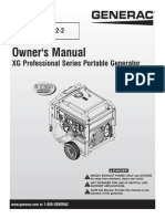 Owner's Manual: XG Professional Series Portable Generator
