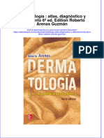 Dermatologia Atlas Diagnostico Y Tratamiento 6A Ed Edition Roberto Arenas Guzman Download 2024 Full Chapter