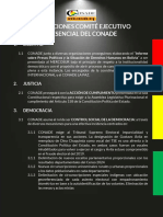 Resoluciones Comité Ejecutivo Presencial Del CONADE