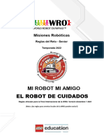 Misiones Roboticas Senior WRO ALEMANIA 2022