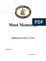 Administrative Law Moot