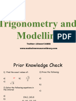 7 Trigonometry and Modelling