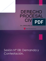 SESIÓN N° 08 -Dra. Madelane Guanilo- DPC1- DEMANDA Y CONTESTACION.2023-2.DPC1-pdf