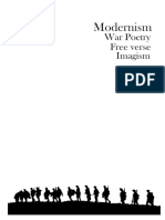 War Poetry and Modernism
