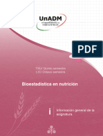 Bioestadistica en La Nutricion