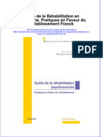 Outils de La Rehabilitation en Psychiatrie Pratiques en Faveur Du Retablissement Franck Download 2024 Full Chapter