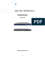 V1600G1-B1 Gpon Olt Datasheet: Release Date 2021-04-13