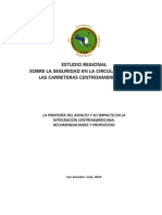 Estudio Regional Sobre La Seguridad en La Circulacion Por Las Carreteras Centroamericanas.