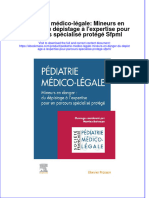 Pediatrie Medico Legale Mineurs en Danger Du Depistage A Lexpertise Pour Parcours Specialise Protege SFPML Download 2024 Full Chapter