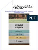 Pensando A Justica Com Aristoteles Martha Nussbaum John Rawls Robson Tramontina Download 2024 Full Chapter