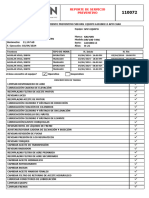 Reporte de Servicio Preventivo: Descripcion de Llamada: Nroov