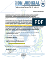 Ação Penal Internacional Da Polícia Da Interpol