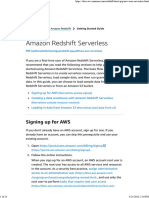 Amazon Redshift Serverless - Amazon Redshift