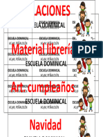 Marcadores Escuela Dominical