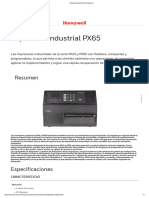 Impresora Industrial PX65 - Honeywell