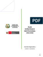 Plan Estrategico Institucional 2016