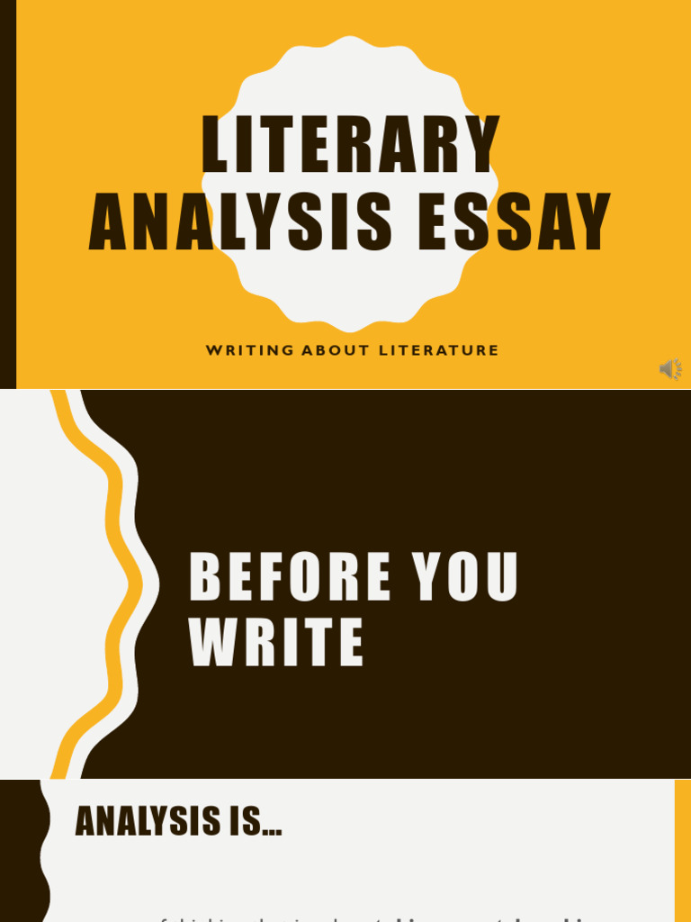 Literary Analysis Guide for Students | PDF | Essays | Ernest Hemingway