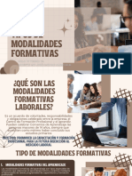 Tipos de Modalidades Formativas