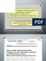 Efeitos da irradiação com diodo emissor de luz