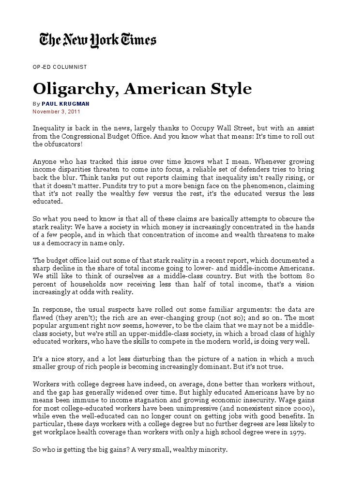 The New York Times | PDF | Economic Inequality | Discrimination & Race ...