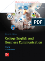 Sue Camp, Marilyn Satterwhite - IsE College English and Business Communication-McGraw Hill (2018)