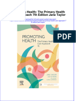 Promoting Health The Primary Health Care Approach 7Th Edition Jane Taylor Download 2024 Full Chapter