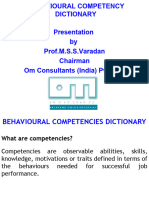 Behavioural Competency Dictionary (India)