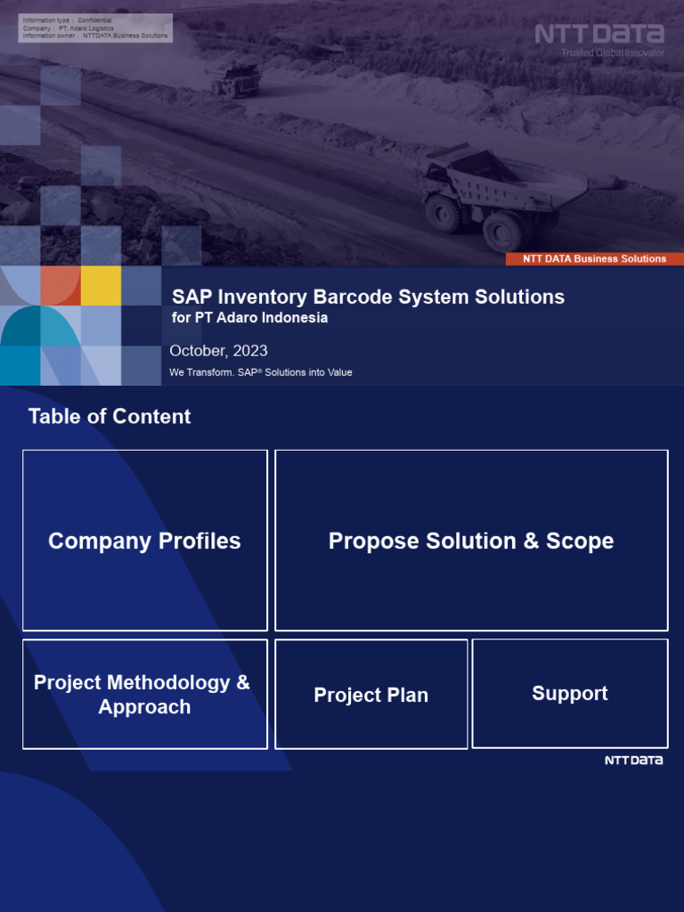 Ndbs sap barcode proposal for adaro indonesia july23 download free