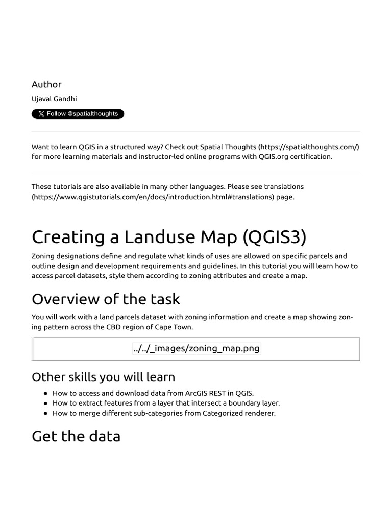 Creating a landuse map qgis3 qgis tutorials and tips pdf arc