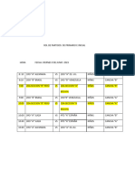 Rol Del Mundialito 2023 Ultimo