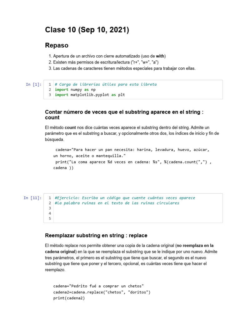 Clase10 - 2021 - Jupyter Notebook | PDF | Archivo de computadora | Decimal