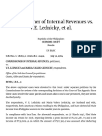 8-Commissioner of Internal Revenues vs. V.E. Lednicky, Et Al.