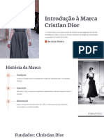 Introducao A Marca Cristian Dior