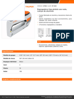 Engrapadora Tipo Pistola Uso Rudo, Cuerpo de Aluminio: CÓDIGO: 17981 CLAVE: ET-50X