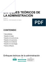 Enfoque Teoricos de La Administracion