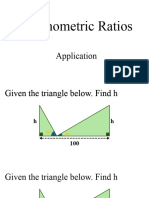 Application (Trigonometric Ratios)