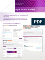 CIMA How To Renew Guide Members