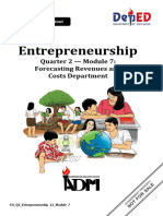 SHS Applied Entrepreneurship12 Q2 Mod7 ForecastingRevenuesAndCostsDepartment Ver3-1