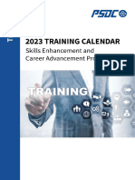 2023 01 03 Training Calendar