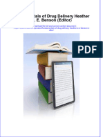 Fundamentals of Drug Delivery Heather A E Benson Editor Download 2024 Full Chapter