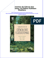 Fundamentos De Ciencia Dos Ecossistemas 1St Edition Kathleen Weathers download 2024 full chapter