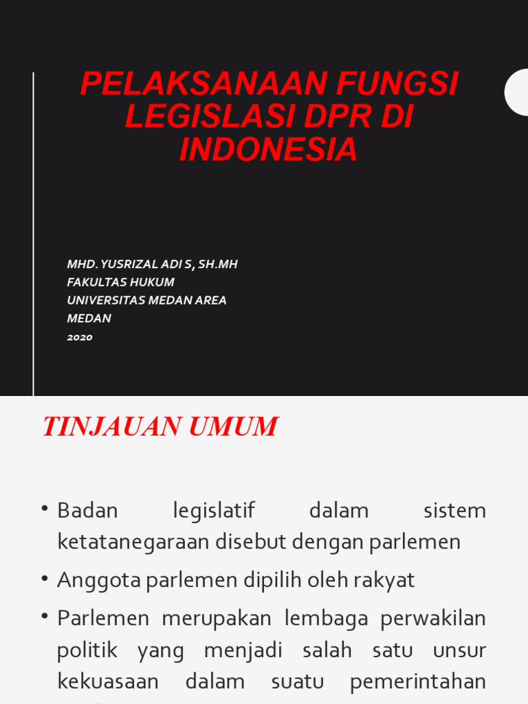 Tahapan Proses Legislasi di DPR yang Perlu Dipahami