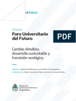 Cambio Climatico Desarrollo Sustentable y Transicion Ecologica 0