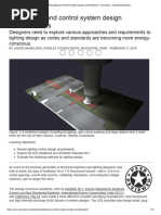 LED Lighting and Control System Design Considerations