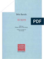 Bartók - Ecrits