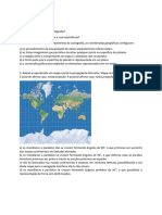 Atividade 1 - O Que É A Cartografia 2 - Qual A Importância Da