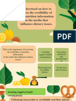Food and Nutrition Objective 2