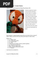 Fox Amigurumi Crochet Pattern Illus