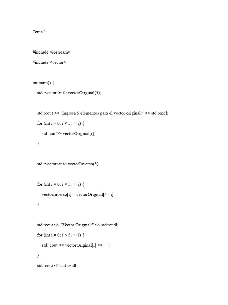 Ejemplos de C++: Vectores y Estructuras | PDF | C ++ | Programación de ...