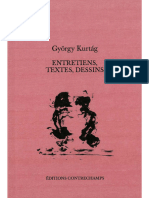 Kurtág - Entretiens, Textes, Dessins